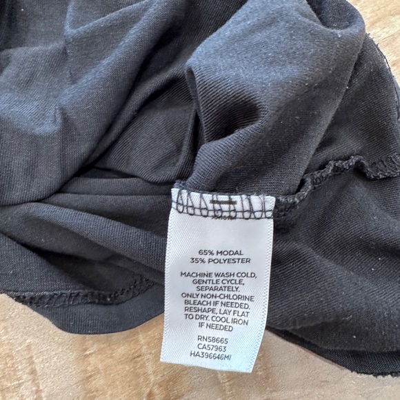 Halogen soft modal polyester ruched on side shirt sleeve work blouse top - Picture 9 of 9